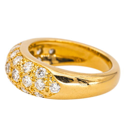 Bague 50 Bague jonc en or jaune 18 carats et diamants 58 Facettes 4553869CN