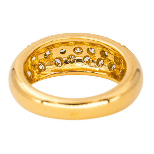 Bague 50 Bague jonc en or jaune 18 carats et diamants 58 Facettes 4553869CN