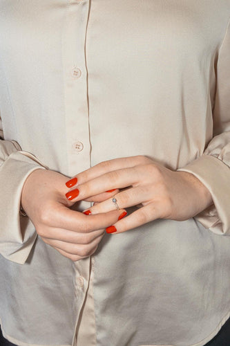 Bague 50 Dinh Van Le Cube - Bague en or blanc 18 carats et diamant 58 Facettes 4557321CN