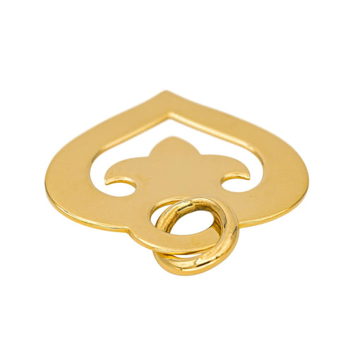 Pendentif O.J. Perrin Légendes - Pendentif cœur en or jaune 58 Facettes 4566119CN