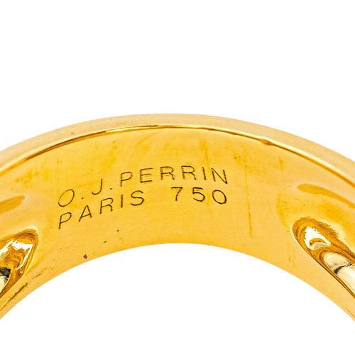 Bague 53 O.J. Perrin Cœur Légende - Bague cocktail cœur en or jaune 58 Facettes 4566120CN