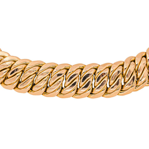 Bracelet Bracelet maille américaine en or rose 18 carats 58 Facettes 4566306CN