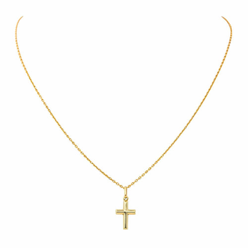 Collier Collier - Pendentif croix en or jaune 18 carats 58 Facettes 4566362CN