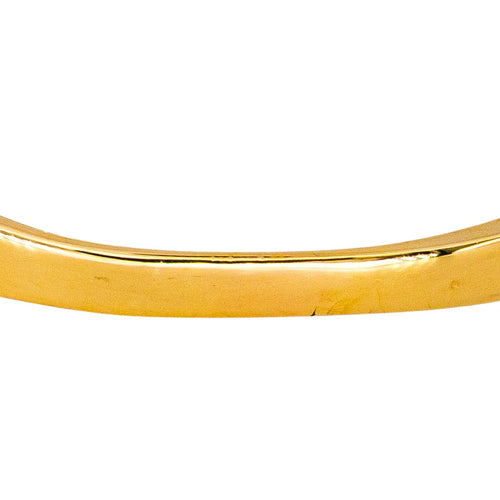 Bague 56 Bague demi-alliance en or jaune 18 carats et diamants 58 Facettes 4578563RV