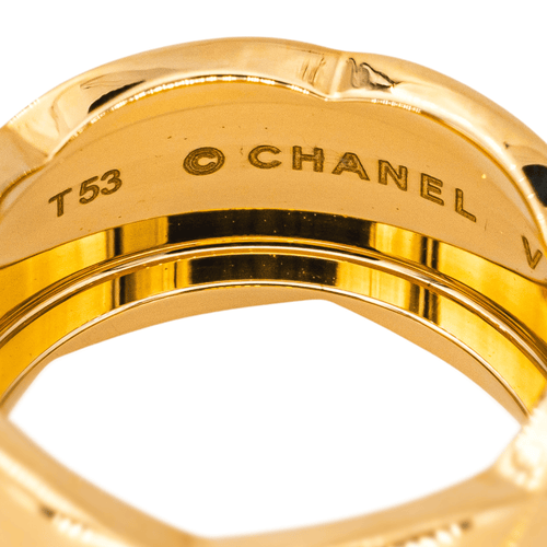 Bague 53 Chanel Coco Crush - Bague en or jaune 18 carats 58 Facettes 4582985RV