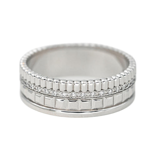 Bague 63 Boucheron Quatre - Bague en or blanc 18 carats et diamants 58 Facettes 4587551CN