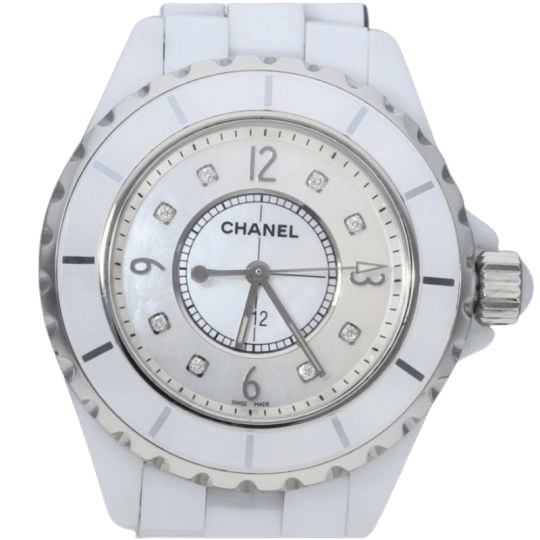 Montre Chanel Montre J12 29Mm Nacre Quartz 58 Facettes MT39974