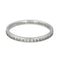 Bague 50 Fred For Love - Bague demi-alliance en platine et diamants 58 Facettes 4607371RV