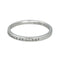 Bague 50 Fred For Love - Bague demi-alliance en platine et diamants 58 Facettes 4607371RV