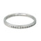Bague 50 Fred For Love - Bague demi-alliance en platine et diamants 58 Facettes 4607371RV