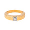 Bague 48 Bague solitaire en or jaune 18 carats avec diamant 58 Facettes 4608554CN