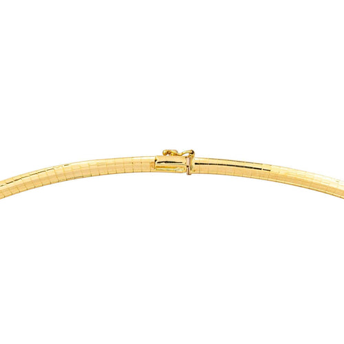 Collier Collier maille oméga en or jaune 18 carats 58 Facettes 4629801RV