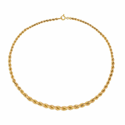 Collier Collier - Chaîne torsadée en or rose 18 carats 58 Facettes 4651156CN