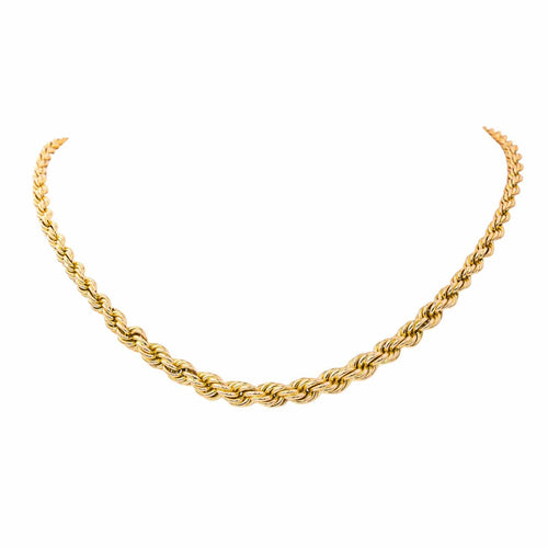 Collier Collier - Chaîne torsadée en or rose 18 carats 58 Facettes 4651156CN