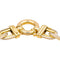Bracelet Bracelet maille forçat jumelée en or jaune 18 carats 58 Facettes 4651187CN