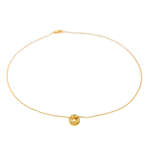 Collier Gucci Ouroboros - Collier pendentif en or jaune et émeraude 58 Facettes 4653168RV