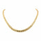 Collier Collier maille palmier en or jaune 18 carats 58 Facettes 4658396CN