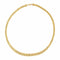Collier Collier maille palmier en or jaune 18 carats 58 Facettes 4658396CN
