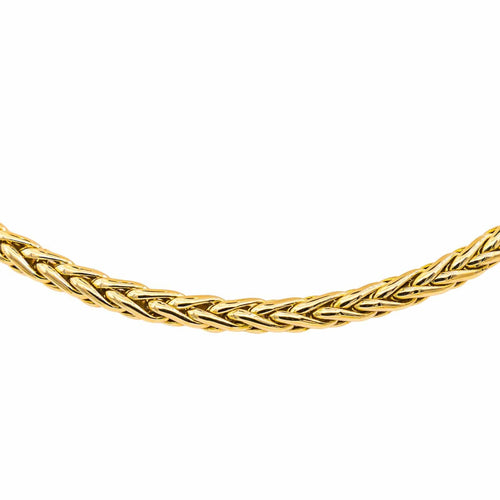 Collier Collier maille palmier en or jaune 18 carats 58 Facettes 4666982CN