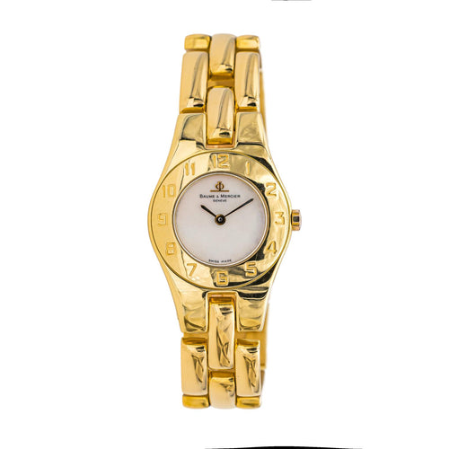 Montre Baume & Mercier Linéa - Montre en or jaune 18 carats 58 Facettes 4669896CN