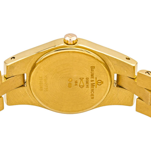 Montre Baume & Mercier Linéa - Montre en or jaune 18 carats 58 Facettes 4669896CN