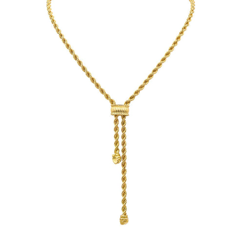 Collier Collier négligé en or jaune 18 carats 58 Facettes 4670197CN