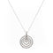 Collier Collier pendentif en or blanc 18 carats serti de diamants 58 Facettes 4673465RV