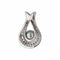 Pendentif Pendentif en or blanc 18 carats avec perle et diamants 58 Facettes 4673557RV