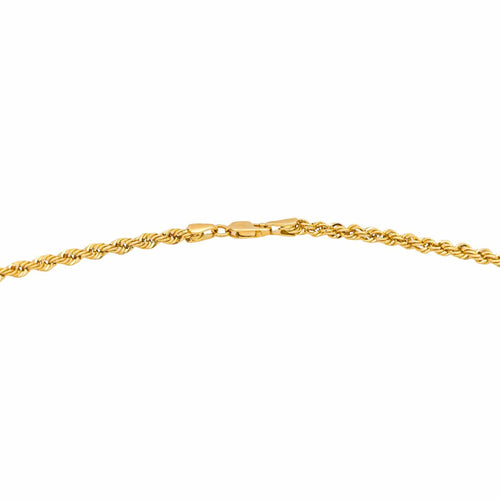 Collier Collier chaîne maille torsadée en or jaune 18 carats 58 Facettes 4677617CN