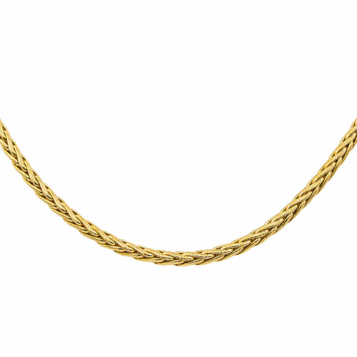 Collier Collier maille palmier en or jaune 18 carats 58 Facettes 4686155CN