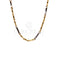 Necklace Necklace - Link two-tone tubular in 18k gold 58 Facettes 47296473
