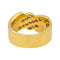 Bague 51 Bague en or jaune 18 carats sertie de diamants 58 Facettes 4712456CN
