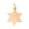 Pendentif Pendentif étoile de David en or jaune 18 carats 58 Facettes 4712885CN