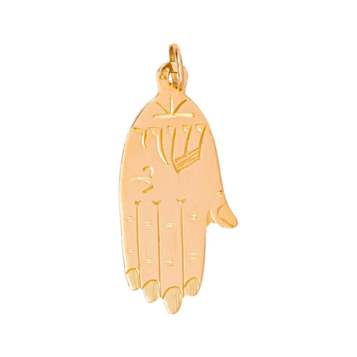Pendentif Pendentif main de Fatma en or jaune 18 carats 58 Facettes 4712886CN