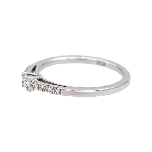 Bague 48 Bague en or blanc 18 carats sertie de diamants 58 Facettes 4717756CN