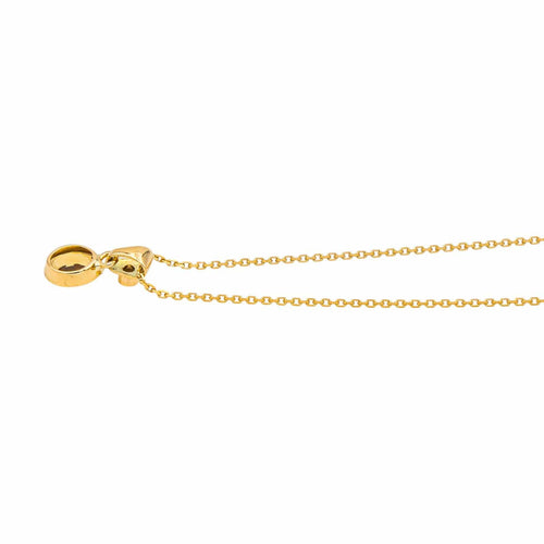 Collier Collier - Pendentif en or jaune avec citrine et diamant 58 Facettes 4719580CN