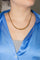 Collier Collier maille anglaise en or jaune 18 carats 58 Facettes 4723996CN