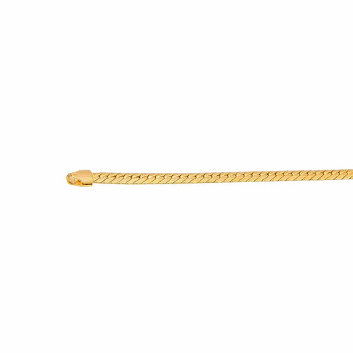 Collier Collier maille anglaise en or jaune 18 carats 58 Facettes 4723996CN