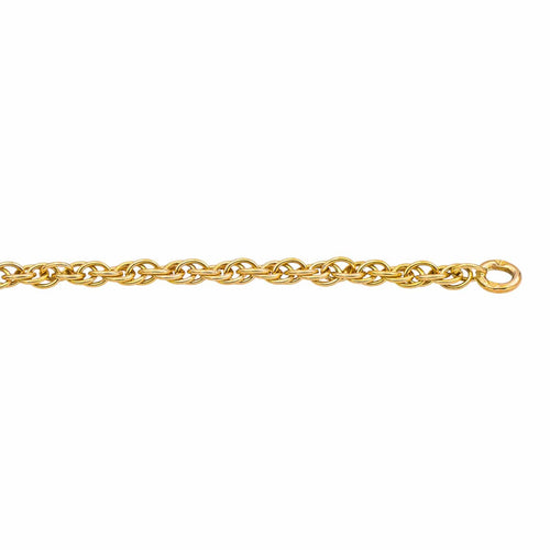 Collier Collier chaîne maille torsadée en or jaune 18 carats 58 Facettes 4733802CN