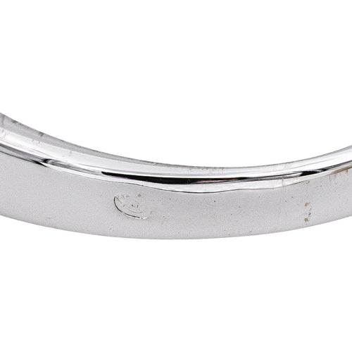 Bague 51 Bague demi-alliance en or blanc 18 carats et diamants 58 Facettes 4737808RV