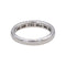 Bague 49 Bague demi-alliance en or blanc 18 carats et diamants 58 Facettes 4738162CN
