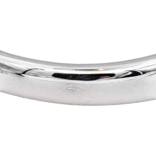 Bague 49 Bague demi-alliance en or blanc 18 carats et diamants 58 Facettes 4738162CN