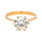Bague 51 Bague solitaire en or jaune 18 carats avec diamant taille ancienne 58 Facettes 4745024CN