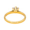 Bague 48.5 Bague solitaire en or jaune 18 carats avec diamant 58 Facettes 4745026CN