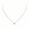 Collier Collier solitaire en or jaune 18 carats avec diamant taille brillant 58 Facettes 4791950CN