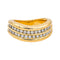 Bague 48 Bague en or jaune 18 carats sertie de diamants 58 Facettes 4798568RV