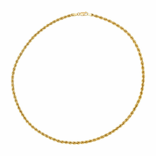 Collier Collier maille torsadée en or jaune 18 carats 58 Facettes 4799500CN