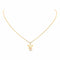 Collier Collier en or jaune 18 carats avec pendentif fée émaillé rose 58 Facettes 4799505CN