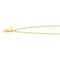 Collier Collier en or jaune 18 carats avec pendentif fée émaillé rose 58 Facettes 4799505CN