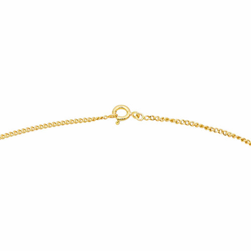 Collier Collier maille gourmette en or jaune 18 carats 58 Facettes 4799522CN